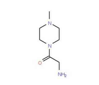 2-Amino-1-(4-methyl-piperazin-1-yl)-ethanone - chemical structure image