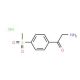 2-Amino-1-[4-(methylsulfonyl)phenyl]-1-ethanonehydrochloride (CAS 102871-96-5) - chemical structure image