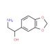 2-Amino-1-benzo[1,3]dioxol-5-yl-ethanol (CAS 7464-97-3) - chemical structure image
