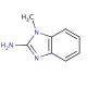 2-Amino-1-methylbenzimidazole (CAS 1622-57-7) - chemical structure image