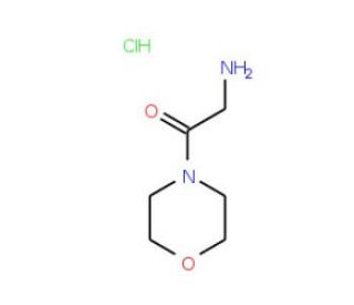 2-Amino-1-morpholin-4-yl-ethanone hydrochloride (CAS 24152-96-3) - chemical structure image