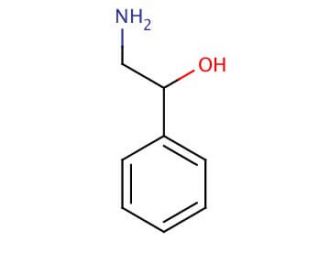 2-Amino-1-phenylethanol (CAS 7568-93-6) - chemical structure image