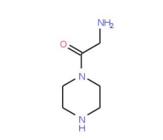 2-Amino-1-piperazin-1-yl-ethanone - chemical structure image