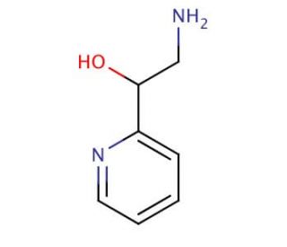 2-Amino-1-pyridin-2-yl-ethanol - chemical structure image