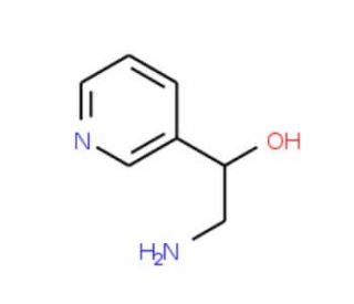2-Amino-1-pyridin-3-yl-ethanol (CAS 92990-44-8) - chemical structure image