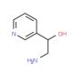 2-Amino-1-pyridin-3-yl-ethanol (CAS 92990-44-8) - chemical structure image