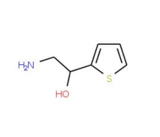 2-Amino-1-thiophen-2-yl-ethanol (CAS 10021-67-7) - chemical structure image