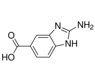 2-Amino-1H-benzimidazole-5-carboxylic acid (CAS 76391-97-4) - chemical structure image