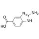 2-Amino-1H-benzimidazole-5-carboxylic acid (CAS 76391-97-4) - chemical structure image