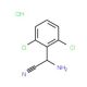 2-amino-2-(2,6-dichlorophenyl)acetonitrile hydrochloride - chemical structure image