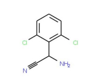 2-amino-2-(2,6-dichlorophenyl)acetonitrile - chemical structure image