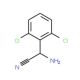 2-amino-2-(2,6-dichlorophenyl)acetonitrile - chemical structure image