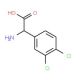 2-Amino-2-(3,4-dichlorophenyl)acetic acid (CAS 128349-50-8) - chemical structure image