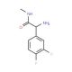 2-amino-2-(3,4-difluorophenyl)-N-methylacetamide - chemical structure image