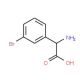 2-Amino-2-(3-bromophenyl)acetic acid (CAS 79422-73-4) - chemical structure image