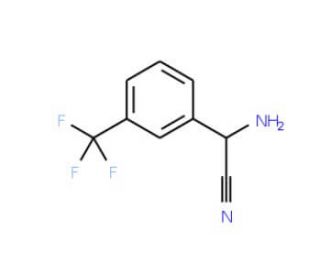 2-amino-2-[3-(trifluoromethyl)phenyl]acetonitrile - chemical structure image