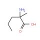 2-amino-2-methylpentanoic acid (CAS 3275-37-4) - chemical structure image