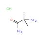 2-amino-2-methylpropanamide hydrochloride - chemical structure image