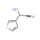 2-amino-2-(thiophen-3-yl)acetonitrile - chemical structure image