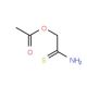 2-amino-2-thioxoethyl acetate - chemical structure image