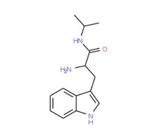 2-Amino-3-(1H-indol-3-yl)-N-isopropyl-propionamide - chemical structure image