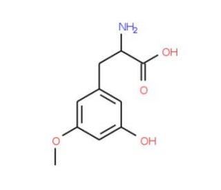 2-amino-3-(3-hydroxy-5-methoxyphenyl)propanoic acid - chemical structure image