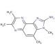 2-Amino-3,4,7,8-tetramethyl-3H-imidazo[4,5-F]quinoxaline (CAS 132898-07-8) - chemical structure image