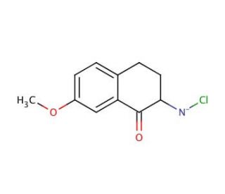 2-Amino-3,4-dihydro-7-methoxy-2H-1-naphthalenone, Hydrochloride (CAS 2472-16-4) - chemical structure image