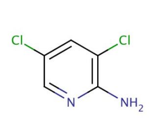 2-Amino-3,5-dichloropyridine (CAS 4214-74-8) - chemical structure image