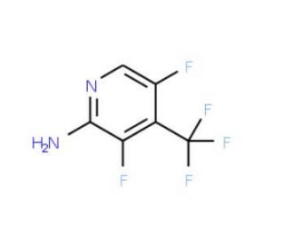 2-Amino-3,5-difluoro-4-(trifluoromethyl)pyridine (CAS 883498-68-8) - chemical structure image