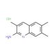 2-Amino-3,6,7-trimethylquinoline hydrochloride (CAS 1172841-52-9) - chemical structure image