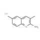 2-Amino-3,6-dimethylquinoline hydrochloride (CAS 1170838-15-9) - chemical structure image