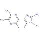 2-Amino-3,7,8-trimethyl-3H-imidazo[4,5-f]quinoxaline (CAS 92180-79-5) - chemical structure image