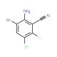 2-Amino-3-bromo-5-chloro-6-fluorobenzonitrile - chemical structure image