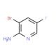 2-Amino-3-bromo-5-fluoropyridine (CAS 869557-43-7) - chemical structure image