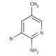 2-Amino-3-bromo-5-methylpyridine (CAS 17282-00-7) - chemical structure image