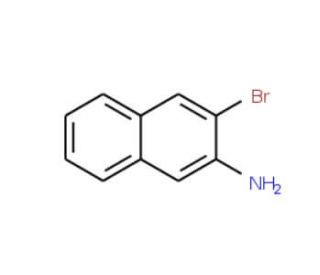 2-Amino-3-bromonaphthalene (CAS 54245-33-9) - chemical structure image