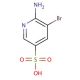 2-Amino-3-bromopyridine-5-sulfonic Acid (CAS 247582-62-3) - chemical structure image