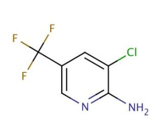 2-Amino-3-chloro-5-(trifluoromethyl)pyridine (CAS 79456-26-1) - chemical structure image