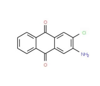 2-Amino-3-chloro-anthraquinone (CAS 84-46-8) - chemical structure image