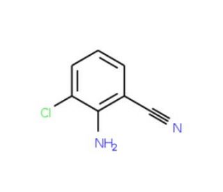 2-Amino-3-chlorobenzonitrile (CAS 53312-77-9) - chemical structure image
