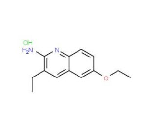 2-Amino-3-ethyl-6-ethoxyquinoline hydrochloride (CAS 1172906-16-9) - chemical structure image