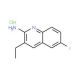 2-Amino-3-ethyl-6-fluoroquinoline hydrochloride (CAS 1172943-00-8) - chemical structure image