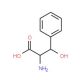 2-Amino-3-hydroxy-3-phenylpropanoic acid (CAS 7695-56-9) - chemical structure image