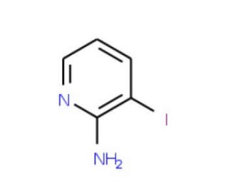 2-Amino-3-iodopyridine (CAS 104830-06-0) - chemical structure image