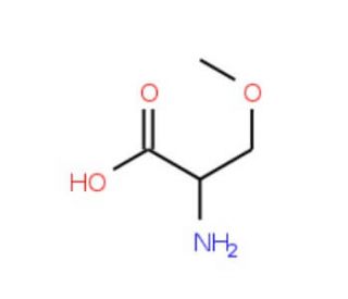 2-Amino-3-methoxy-propionic acid (CAS 19794-53-7) - chemical structure image