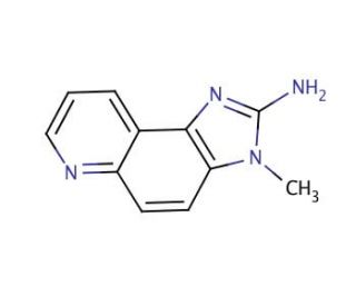 2-Amino-3-methyl-3H-imidazo[4,5-F]quinoline (CAS 76180-96-6) - chemical structure image