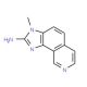2-Amino-3-methyl-3H-imidazo[4,5-H]isoquinoline (CAS 147293-14-9) - chemical structure image