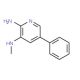 2-Amino-3-methylamino-5-phenylpyridine (CAS 107351-81-5) - chemical structure image