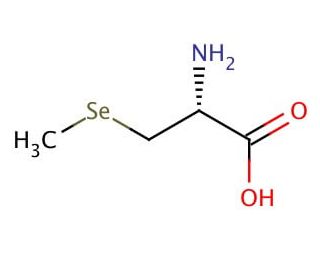 2-Amino-3-methylselenyl propionic acid (CAS 26046-90-2) - chemical structure image